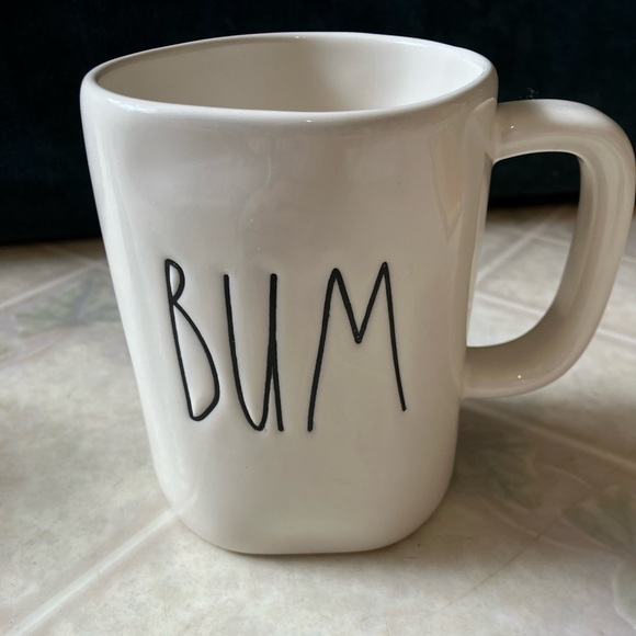 Rae dunn Artisan Collection "BUM" farmhouse Mug - Picture 1 of 5